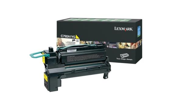 775860 Lexmark  Toner LEXMARK C792A1YG 6K gul 